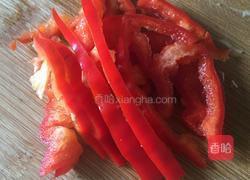 茭白、仔姜、红椒的做法图解3