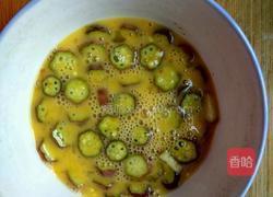秋葵鸡蛋饼的做法图解4