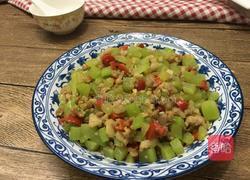 莴笋炒肉末的做法图解9