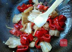 红椒炒肉的做法图解9