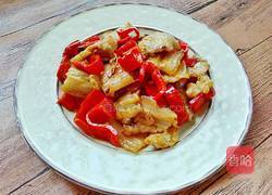 红椒炒肉的做法图解13