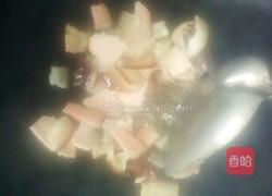 腊肉炖猪血的做法图解5
