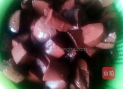 腊肉炖猪血的做法图解7