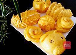 奶香红糖南瓜馒头的做法图解7