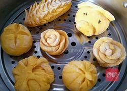 奶香红糖南瓜馒头的做法图解6