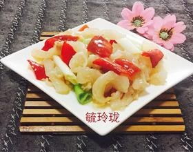 红椒烧牛筋[图]