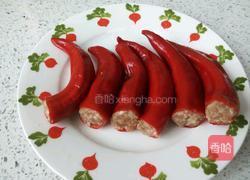 辣椒酿肉的做法图解6