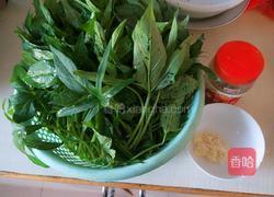 腐乳番薯叶的做法图解1