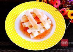 草莓酱汁淋山药的做法图解7