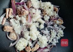 鱿鱼炒饭的做法图解4