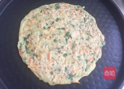 蔬菜鸡蛋煎饼的做法图解7