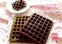 抹茶可可粉华夫饼的做法图解14