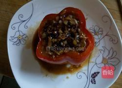 蒸酿红辣椒的做法图解13