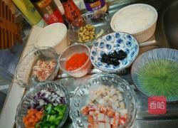 蟹子炒飯的做法图解1