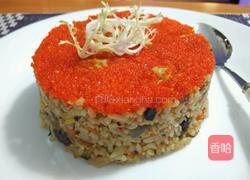 蟹子炒飯的做法图解5