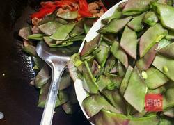 扁豆炒肉片的做法图解8
