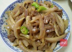 洋葱炒牛肉的做法图解6