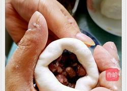 糯米红豆馅饼的做法图解3