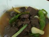 蒜香鸭血