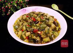 香辣蚝油茄丁煲的做法图解11