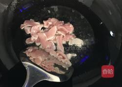 肉炒双菇的做法图解4