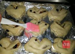 爱心蜜豆小面包的做法图解12