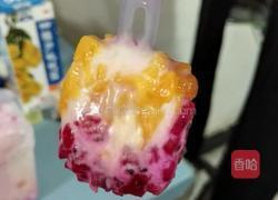 失败的酸奶冰棍 芒果 红心火龙果的做法图解4