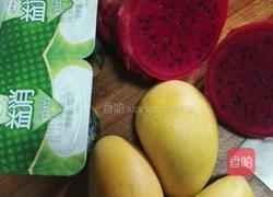 失败的酸奶冰棍 芒果 红心火龙果的做法图解1