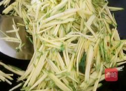 南瓜丝炒肉的做法图解3