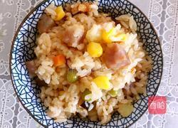 自制广式腊肠焖饭的做法图解6