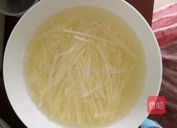 黄瓜丝土豆丝蚬子的做法图解1