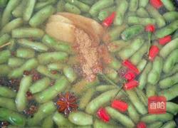 十三香卤水毛豆的做法图解3