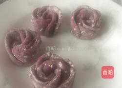 紫薯玫瑰花的做法图解4