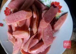 香肠炒辣椒的做法图解2