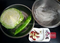 包菜粉丝的做法图解1