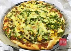 8寸青椒蛤蜊肉披萨的做法图解12