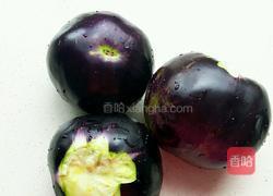 菊花茄子的做法图解1