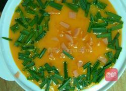 韭菜火腿蒸蛋的做法图解3