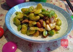 猪油渣炒蚕豆的做法图解8