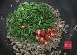 韭薹炒肉末的做法图解7