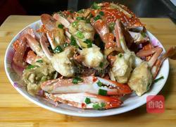 姜葱炒花蟹的做法图解9