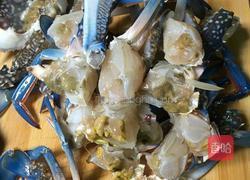 姜葱炒花蟹的做法图解2