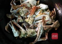 姜葱炒花蟹的做法图解5