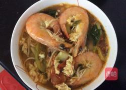 西红柿鸡蛋虾仁面的做法图解6