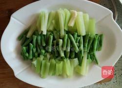 清拌芥兰豇豆角的做法图解3