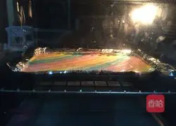 Rainbow Cake Roll Recipe Illustration 16