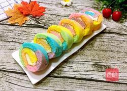 彩虹蛋糕卷的做法图解24