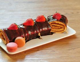 巧克力草莓蛋糕卷[图]