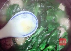 木耳菜肉丸汤的做法图解8
