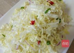 爽口小白菜的做法图解3